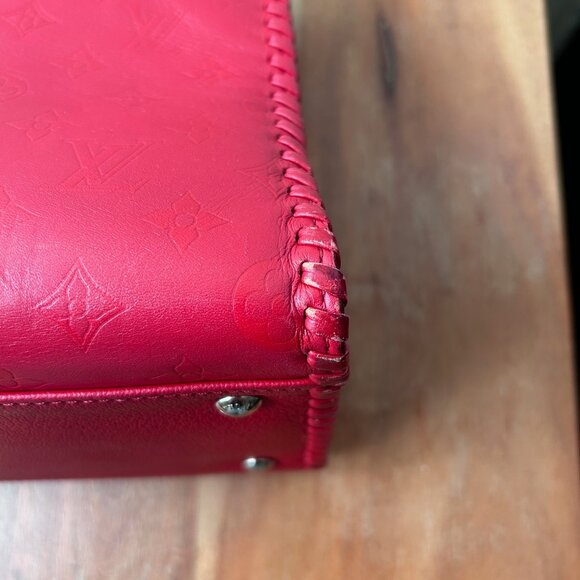 Louis Vuitton Leather Very Tote w/Strap Red - Picture 5 of 16